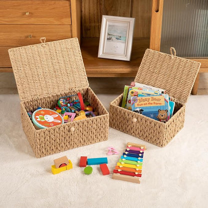 OIAHOMY Wicker Storage Basket - Image 6