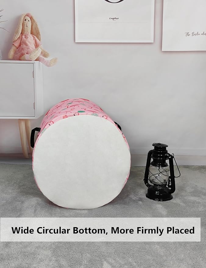 QUEENLALA Large Storage Basket, Laundry Hamper/Bathroom/Home Decor/Collapsible - Image 5