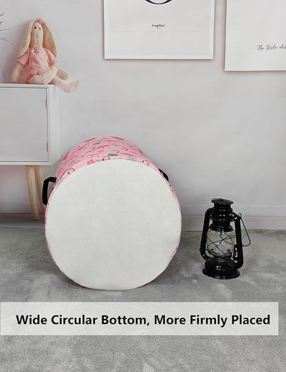 QUEENLALA Large Storage Basket, Laundry Hamper/Bathroom/Home Decor/Collapsible - Image 5