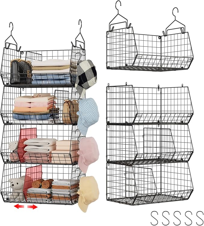 4 Tier Hanging Closet Organizer by Jautokerdar