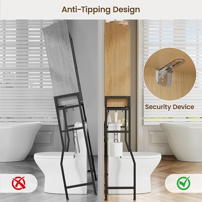 Over The Toilet Storage Cabinet - Image 3