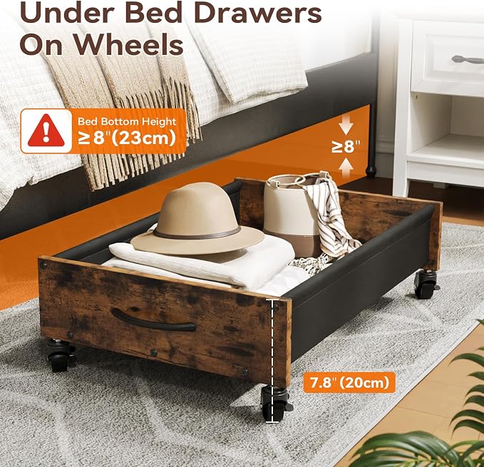 FOUCSSOMEI Under Bed Storage - Image 5