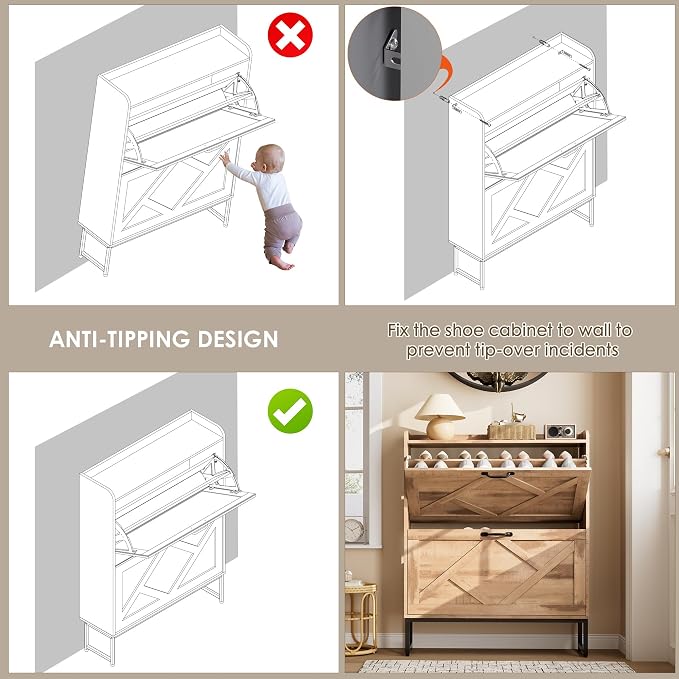Nicetree Shoe Storage Cabinet - Image 9