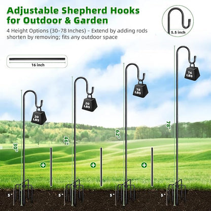 COCONUT 78" Heavy Duty Shepherds Hooks - Image 5