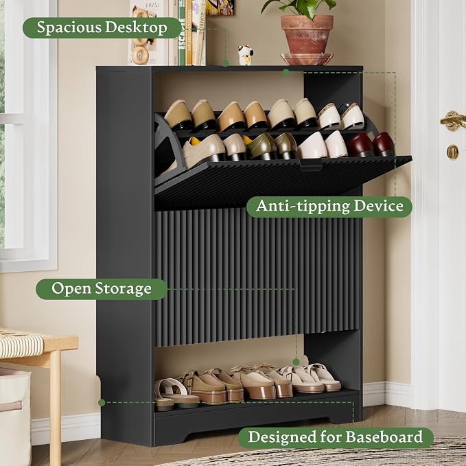 Xixini Shoe Storage Cabinet for Entryway - Image 4