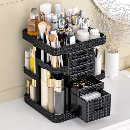 360 Rotating Makeup Organizer for Vanity, Large Skin Care Organizer - Image 5
