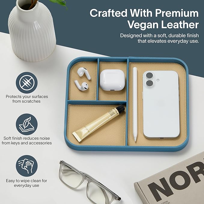 Nordik Leather Valet Tray - Image 3