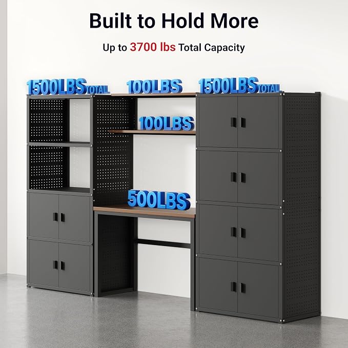 FLEXIMOUNTS 117"W Modular Garage Storage Cabinet - Image 4