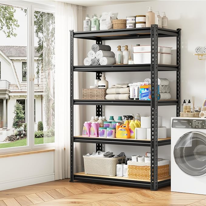 DurayLoly Shelving Unit, 15.75" D×31.55" W×63.05" H Shelves - Image 2