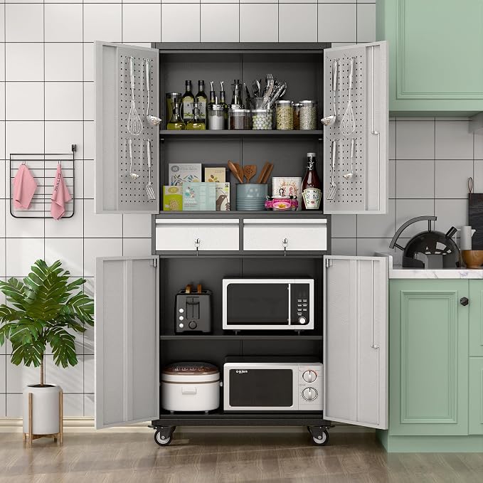 71''H Metal Storage Cabinet - Image 4