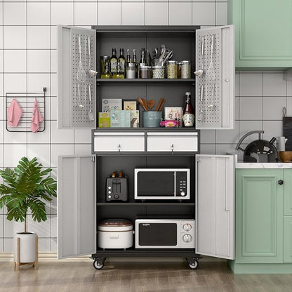 71''H Metal Storage Cabinet - Image 4