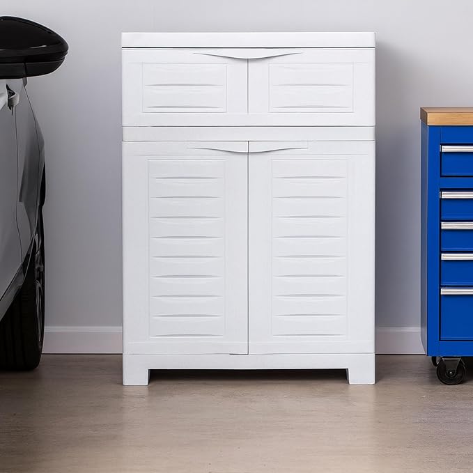 Sunnydaze 34.5" Garage Storage Cabinet - Image 8