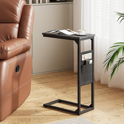 TUTOTAK C Shaped End Table, Side Table - Image 2