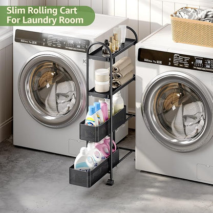 KINGRACK 4-Tier Slim Storage Cart - Image 9
