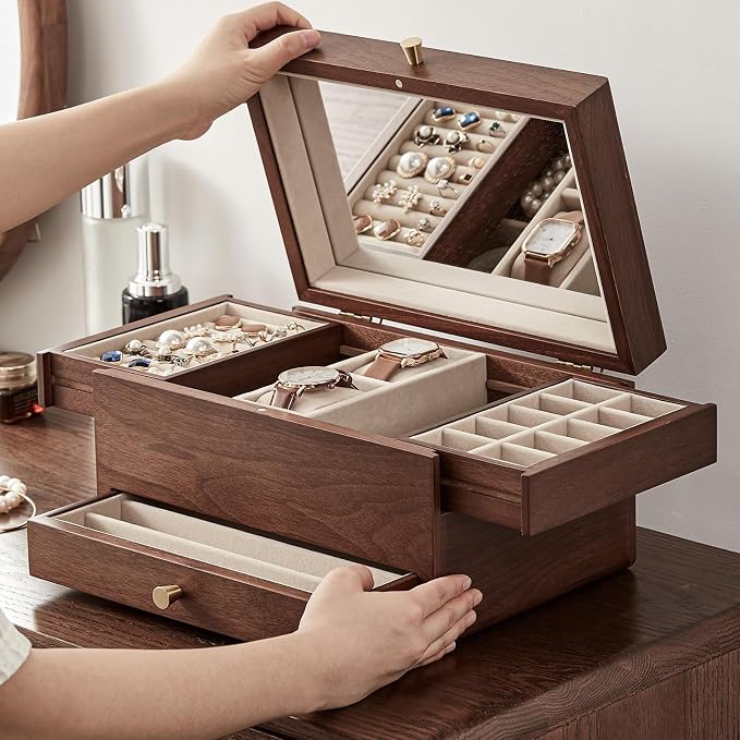 CHOSIN Black Walnut Jewelry Box - Image 3