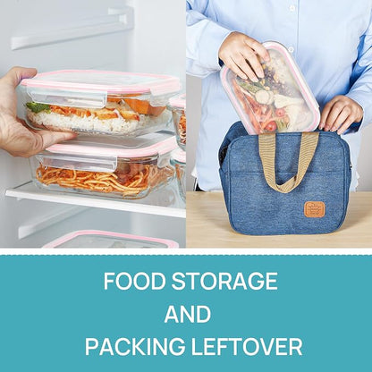 Vtopmart 5Pack 22oz Glass Storage Containers - Image 5