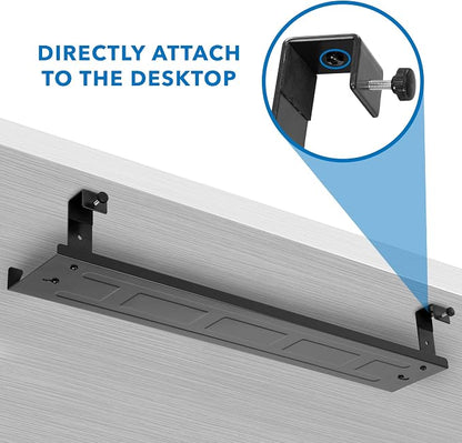Mount-It! Premium Under Desk Cable Management Tray – 23" Heavy-Duty Steel Cable - Image 7