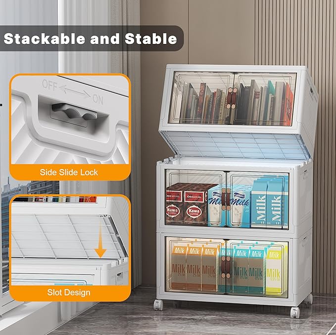 Extra Large Stackable Storage Bins - Image 5