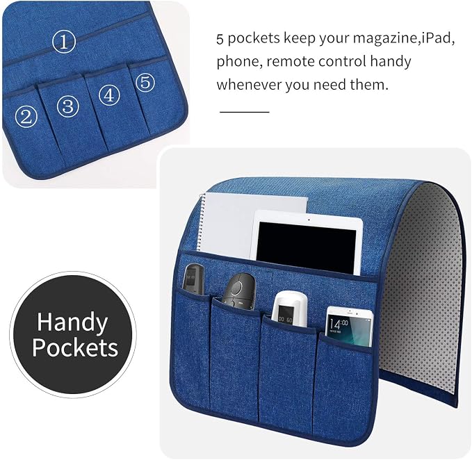 Sofa Armrest Organizer, Remote Control Holder - Image 4