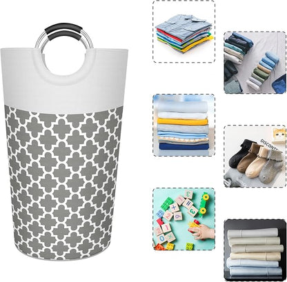 Caroeas 90L Light Laundry Basket, Waterproof Laundry Hamper, Laundry Bag - Image 4