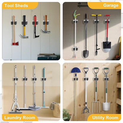 Broom Holder Wall Mount – 12 Pack Broom Rack - Image 5