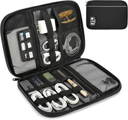 Electronic Organizer Travel Case, All-in-One Portable Cable Organizer Bag by Castura
