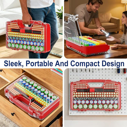 Battery Organizer Storage Holder Box Case - Image 7