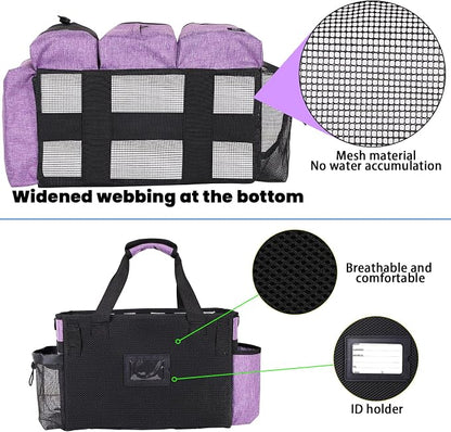 Large Cleaning Caddy Bag Built-in Sturdy Support Board, Cleaning Organizer - Image 6
