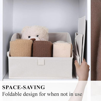 WUIKE Closet Storage Bins, Large Trapezoid Storage Boxes - Image 3