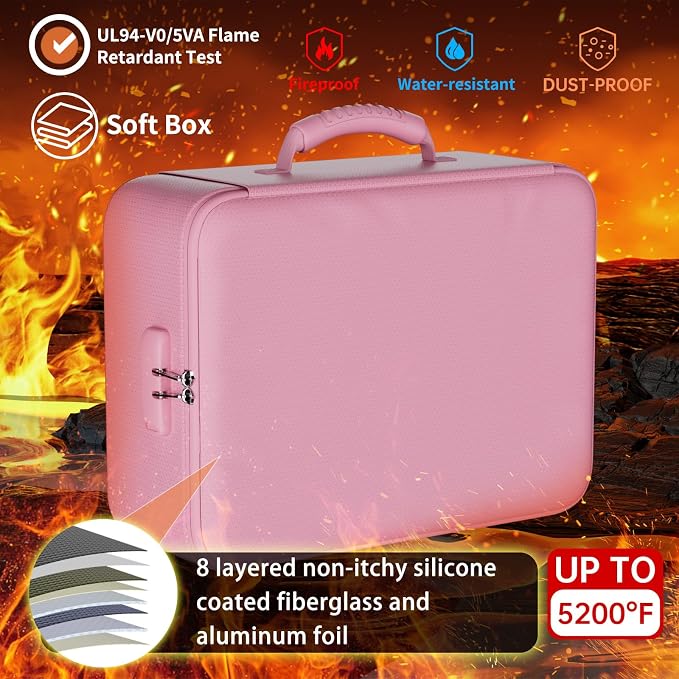 DocSafe 5200°F Fireproof Document Organizer Box - Image 2
