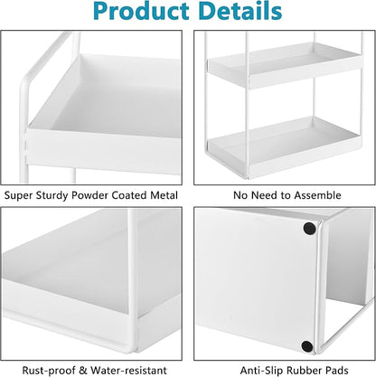 3-Tier Bathroom Countertop Organizer Vanity Tray Cosmetic & Makeup Storage - Image 7