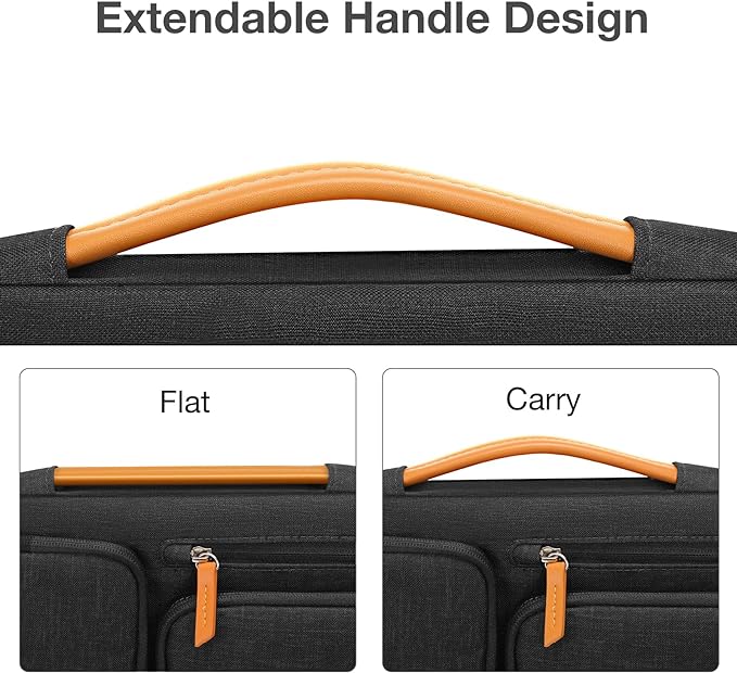 MOSISO 360 Protective Laptop Case 13 inch, 13 inch Laptop Sleeve Compatible - Image 5