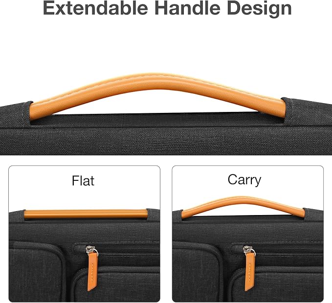 MOSISO 360 Protective Laptop Case 17.3 inch, 17-17.3 inch Laptop Sleeve - Image 5
