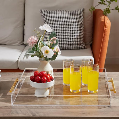 Large Clear Acrylic Serving Tray - Image 5