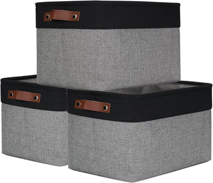 Storage Bins Large Fabric Storage Baskets by Bagnizer