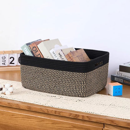 Large Storage Baskets for Organizing, Closet Shelf Baskets for Clothes Blanket - Image 5
