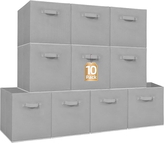STORAGE MANIAC Storage Cubes, 13 Inch Collapsible Storage Bins by STORAGEMANIAC