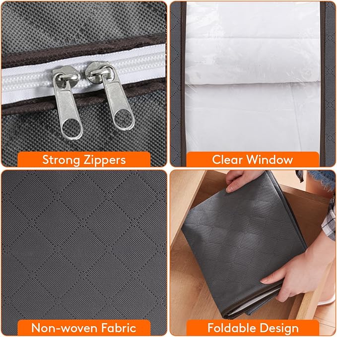 Lifewit 3 Pack Clothes Storage Bins - Image 4