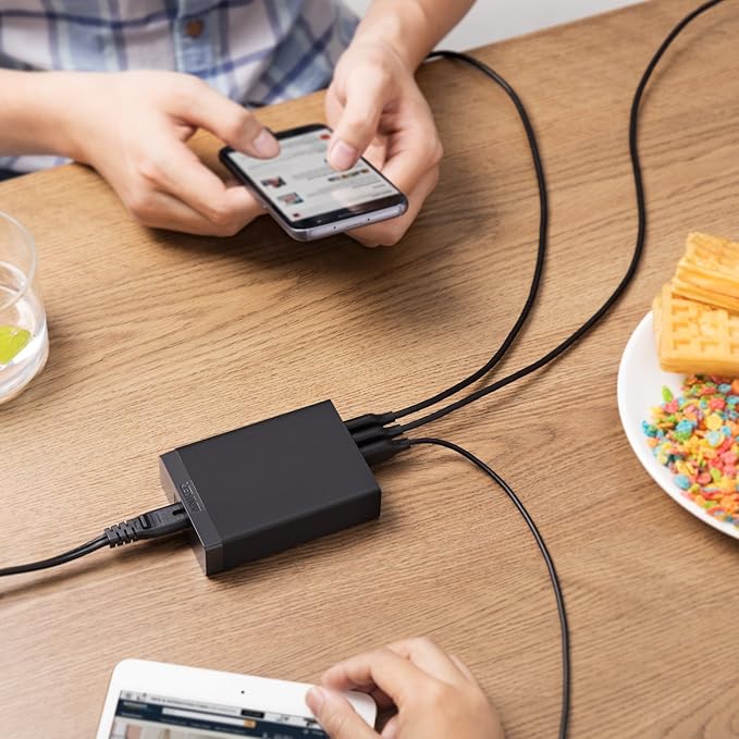 Anker Desktop Charger, 60W 6 Port USB Multiple Charging Hub, PowerPort 6 - Image 2