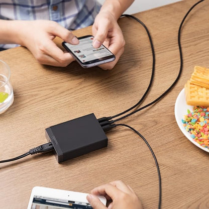 Anker Desktop Charger, 60W 6 Port USB Multiple Charging Hub, PowerPort 6 - Image 2