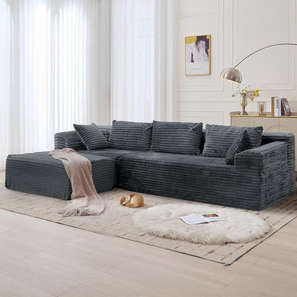 Korser 108" L-Shaped Modular Sectional Sofa - Image 2
