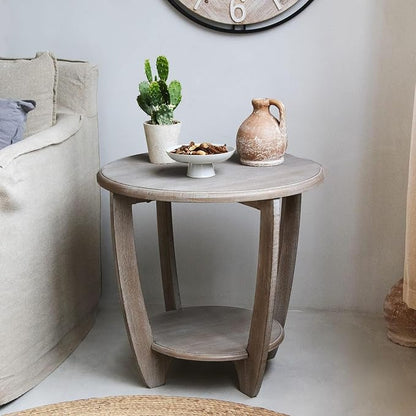 COZAYH Rustic Farmhouse End Table - Image 8