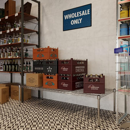 24" Deep x 60" Wide x 14" Height Wire Shelving Kit | 1-Tier | NSF Commercial - Image 7