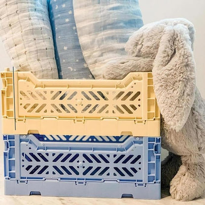 Collapsible Storage Box, Foldable Crate Organizer Bin - Image 8