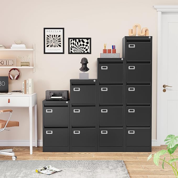 SISESOL 5 Drawer File Cabinet - Image 4
