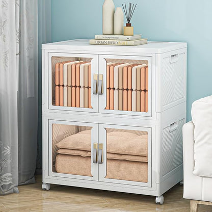Large Clear Stackable Storage Bins - Image 6