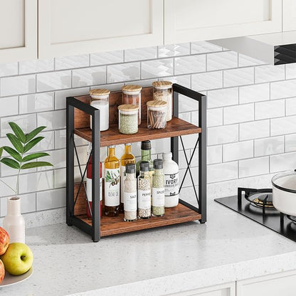 Giikin Counter Shelf Organizer, 2 Tier Kitchen Spice Rack - Image 3