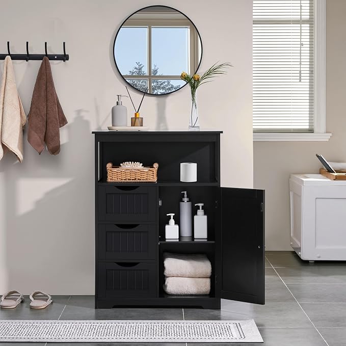 Yaheetech Large Freestanding Bathroom Storage Cabinet - Image 2