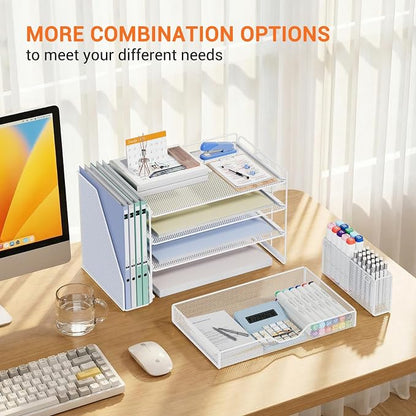 OPNICE Desk Organizer, 4-Tier Desktop File Organizer - Image 3