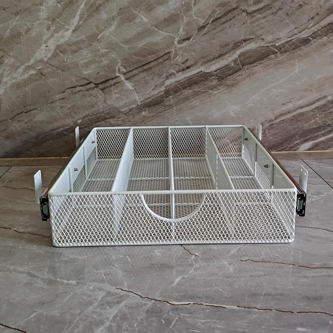 Pull Out Closet Drawer for Clothes | Sliding Wire Basket for Wardrobe Cabinets by Unknown